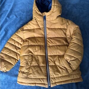 Mango Kids Mustard Puffer Jacket